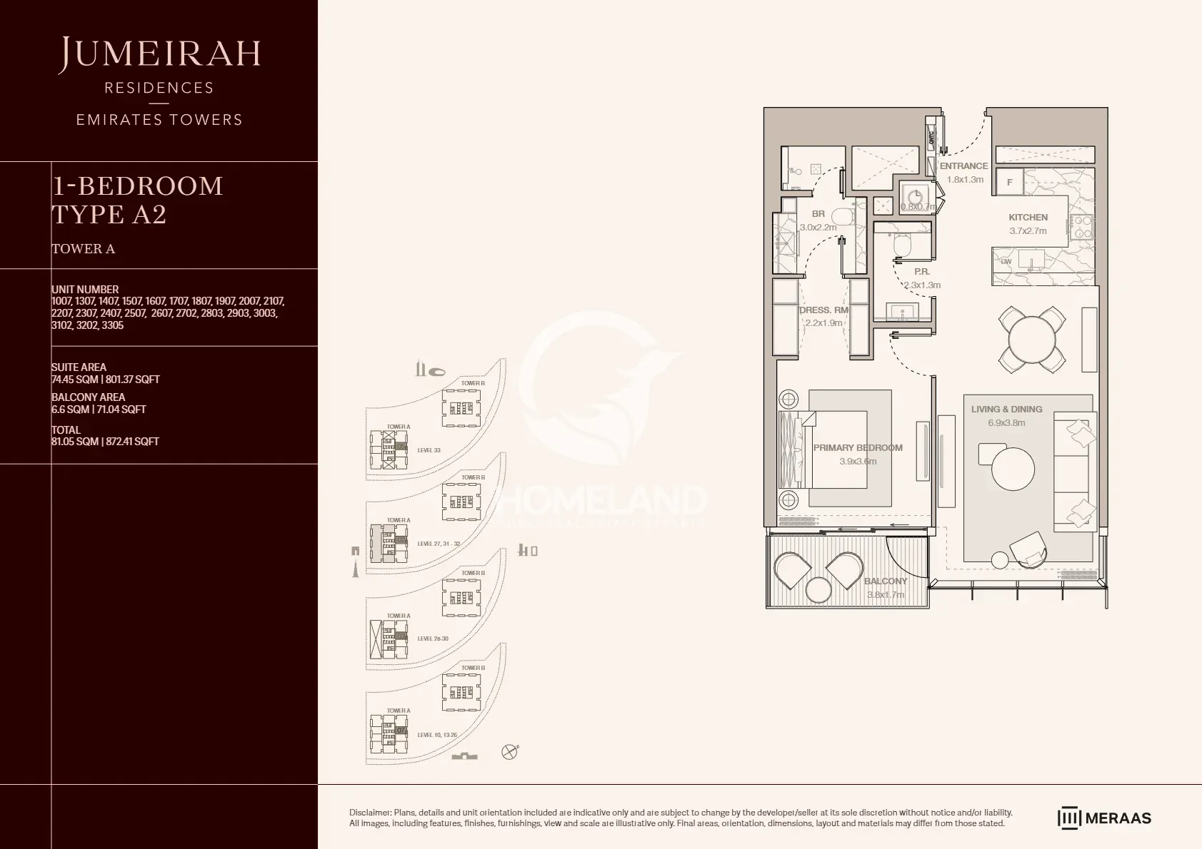 1 BR Type A2